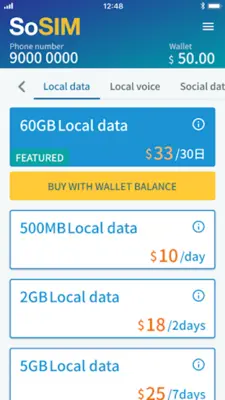 SoSIM android App screenshot 0